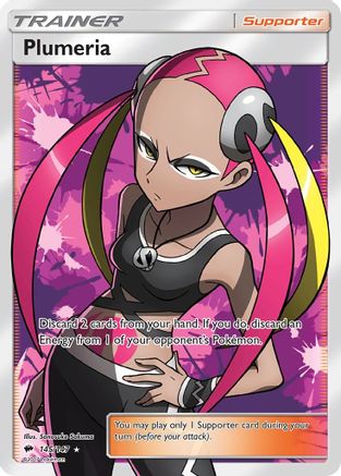 Plumeria (Full Art) (145/147) [SM  Burning Shadows] Holofoil - Ultra Rare