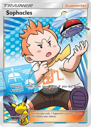 Sophocles (Full Art) (146/147) [SM  Burning Shadows] Holofoil - Ultra Rare