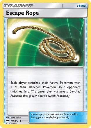 Escape Rope (114/147) [SM  Burning Shadows] - Uncommon