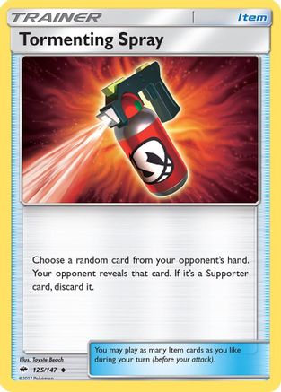 Tormenting Spray (125/147) [SM  Burning Shadows] - Uncommon
