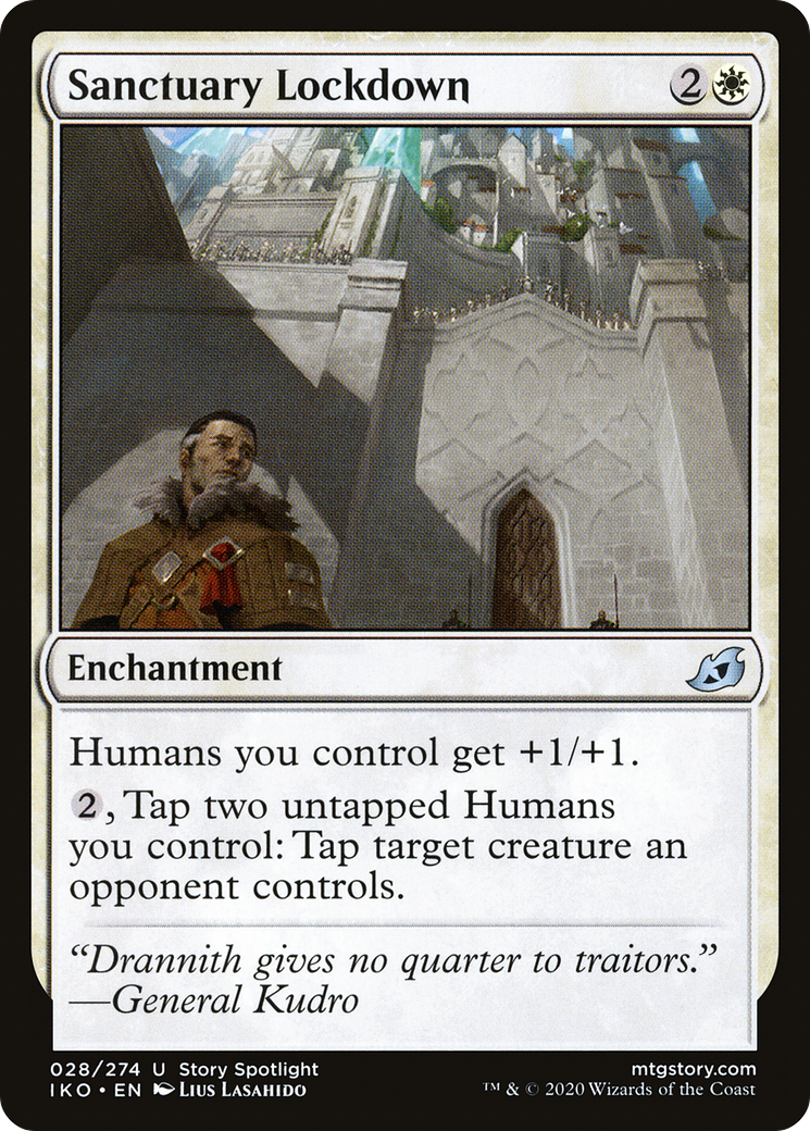 Sanctuary Lockdown (IKO-028) [Ikoria: Lair of Behemoths] Foil