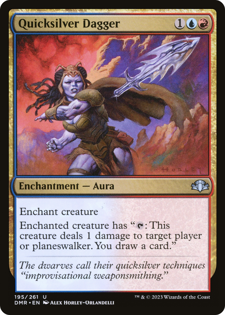 Quicksilver Dagger (DMR-195) [Dominaria Remastered]