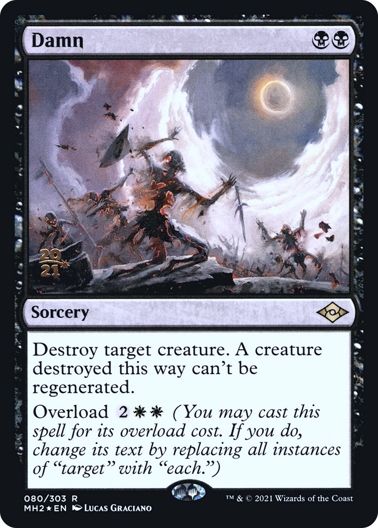 Damn (PRE-80S) [Modern Horizons 2 Promos] Foil