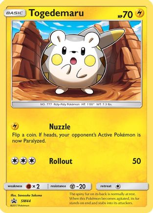 Togedemaru - SM44 (SM44/248) [SM Promos] Holofoil - Promo