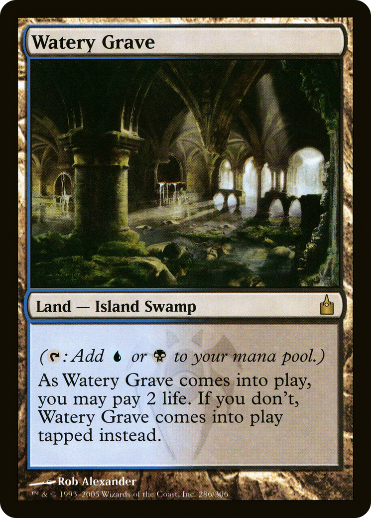 Watery Grave (RAV-286) [Ravnica: City of Guilds] Foil