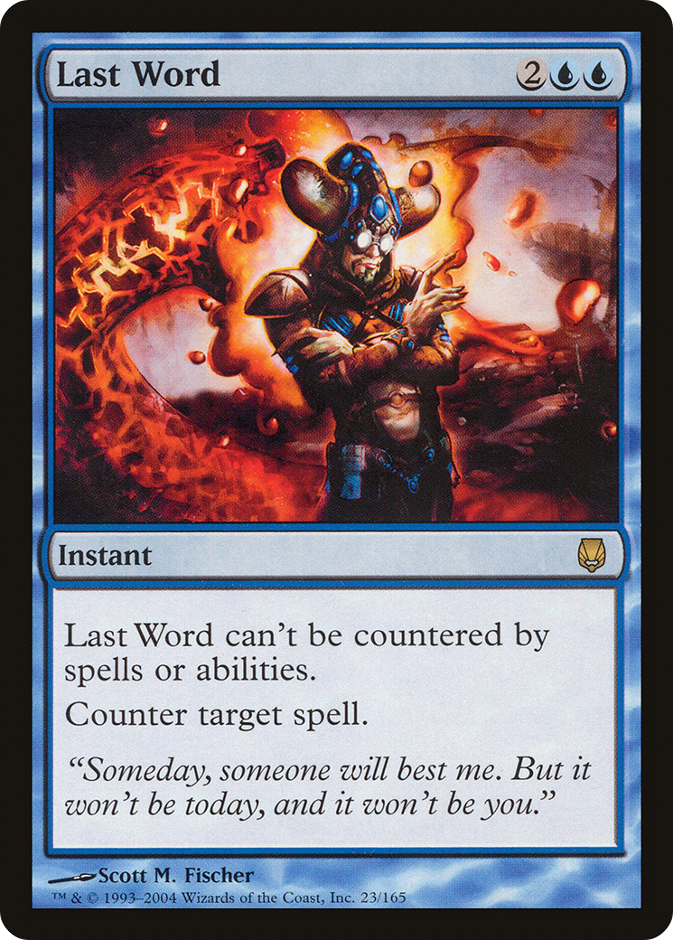 Last Word (DST-023) [Darksteel] Foil