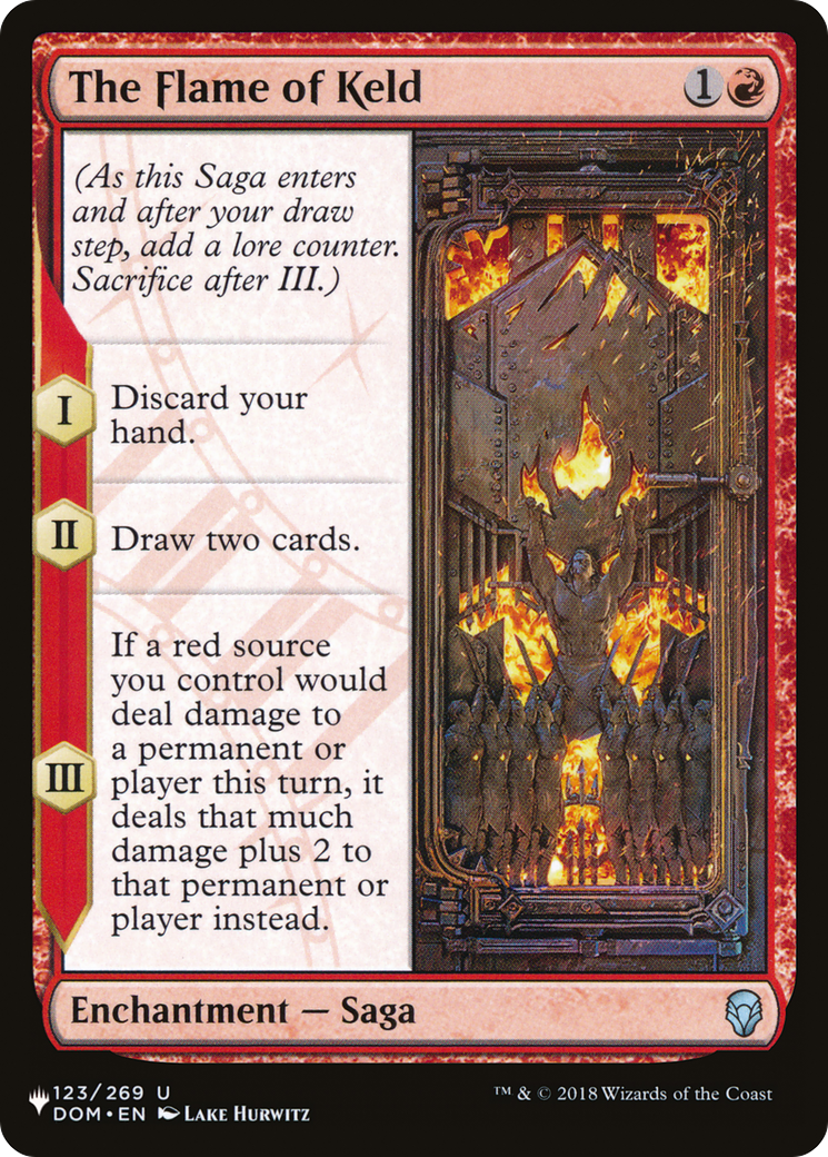 The Flame of Keld (LIST-DOM-123) [The List]