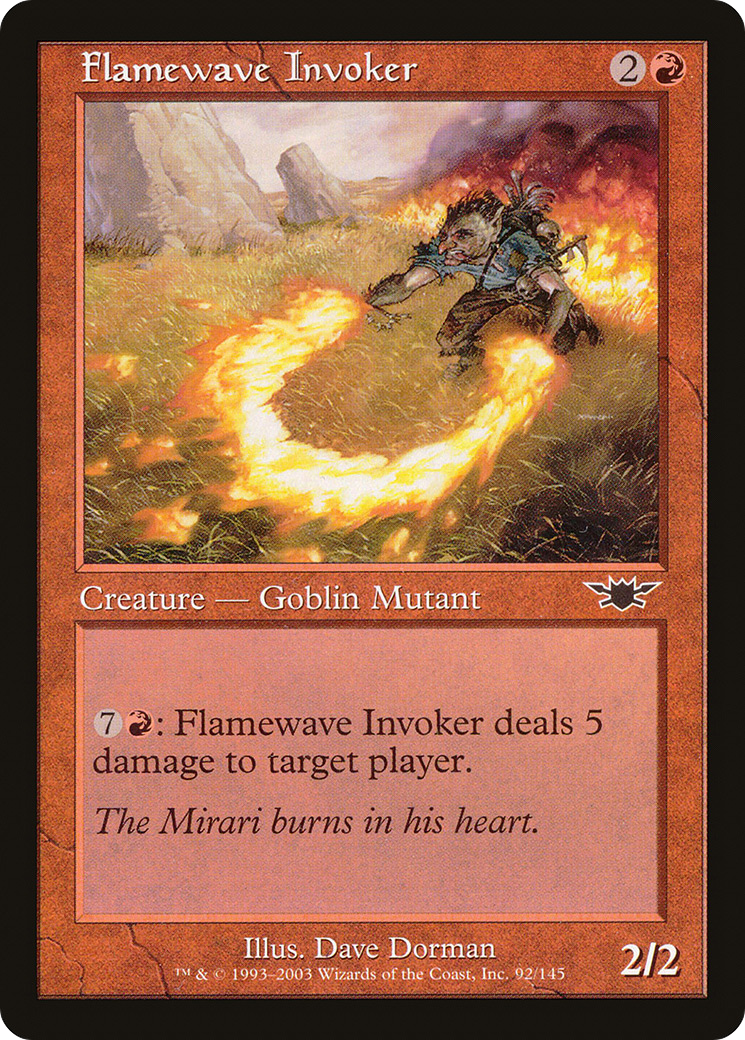 Flamewave Invoker (LGN-092) [Legions] Foil