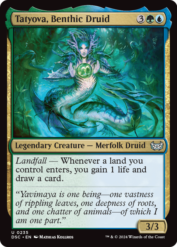 Tatyova, Benthic Druid (DSC-235) [Duskmourn: House of Horror Commander]