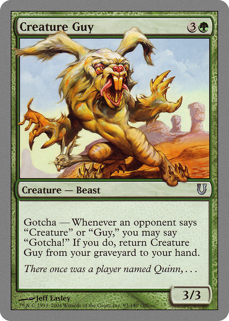 Creature Guy (UNH-093) [Unhinged]