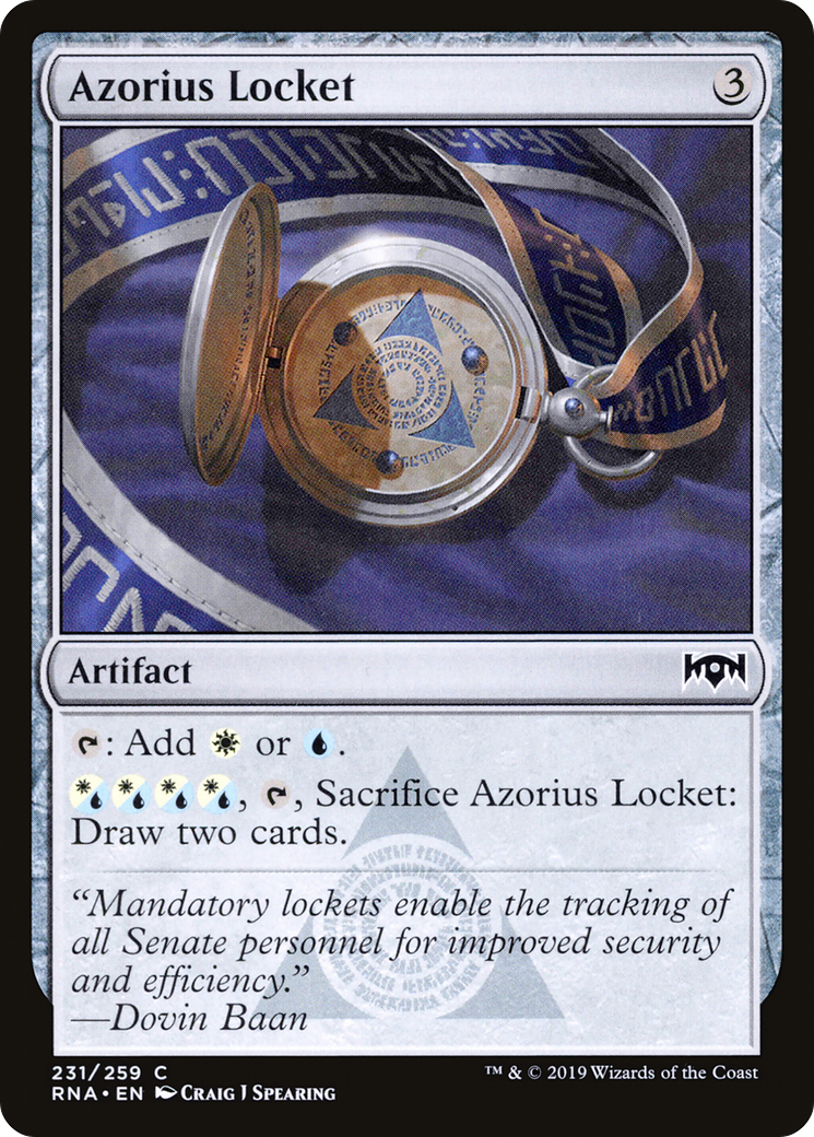 Azorius Locket (RNA-231) [Ravnica Allegiance]