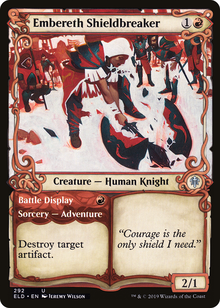 Embereth Shieldbreaker (Showcase) (ELD-292) [Throne of Eldraine]