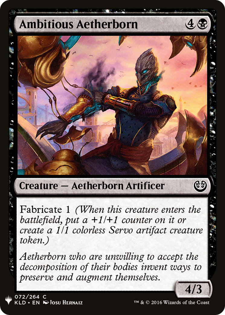 Ambitious Aetherborn (LIST-KLD-72) [The List]