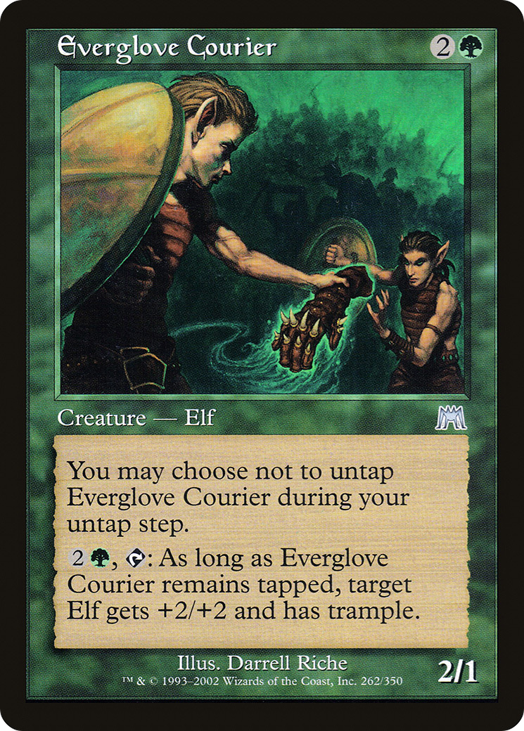 Everglove Courier (ONS-262) [Onslaught] Foil