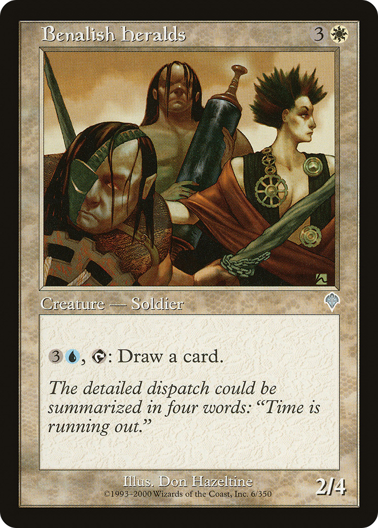 Benalish Heralds (INV-006) [Invasion] Foil