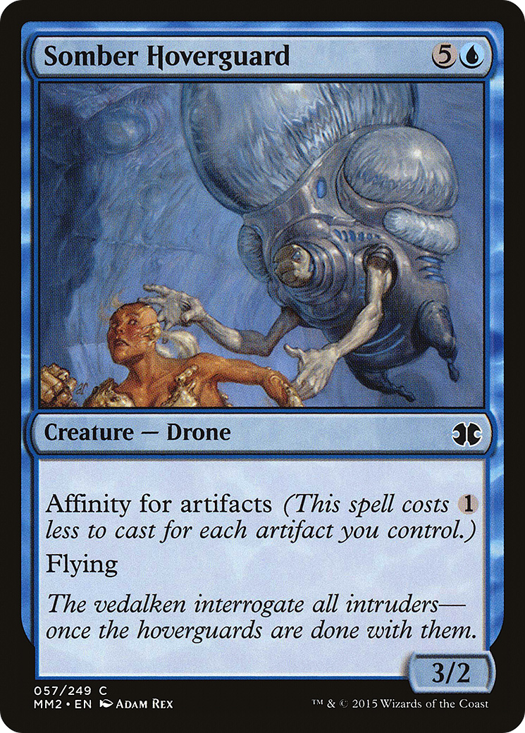 Somber Hoverguard (MM2-057) [Modern Masters 2015] Foil