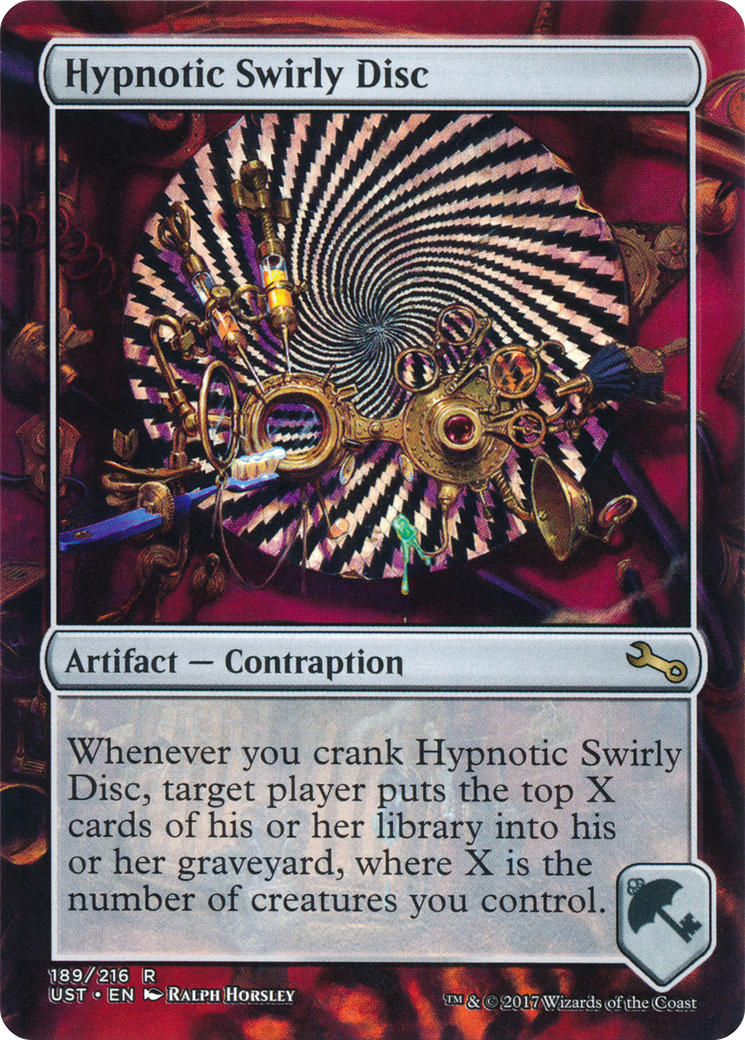 Hypnotic Swirly Disc (UST-189) (Borderless) [Unstable] Foil