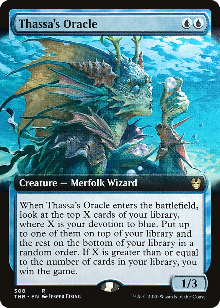 Thassa's Oracle (Extended Art) (THB-308) [Theros Beyond Death] Foil