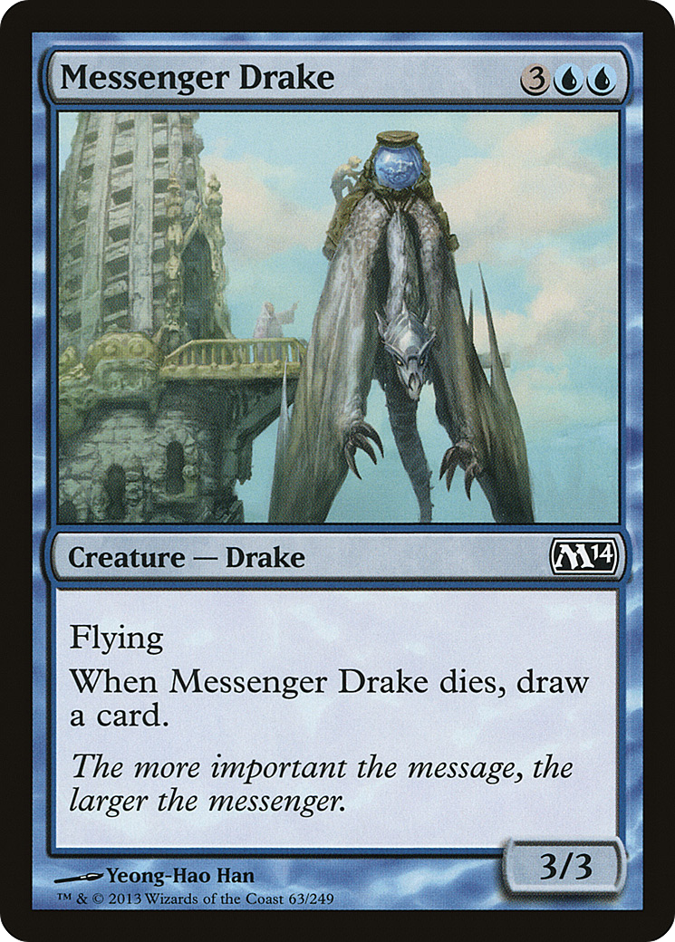 Messenger Drake (M14-063) [Magic 2014]