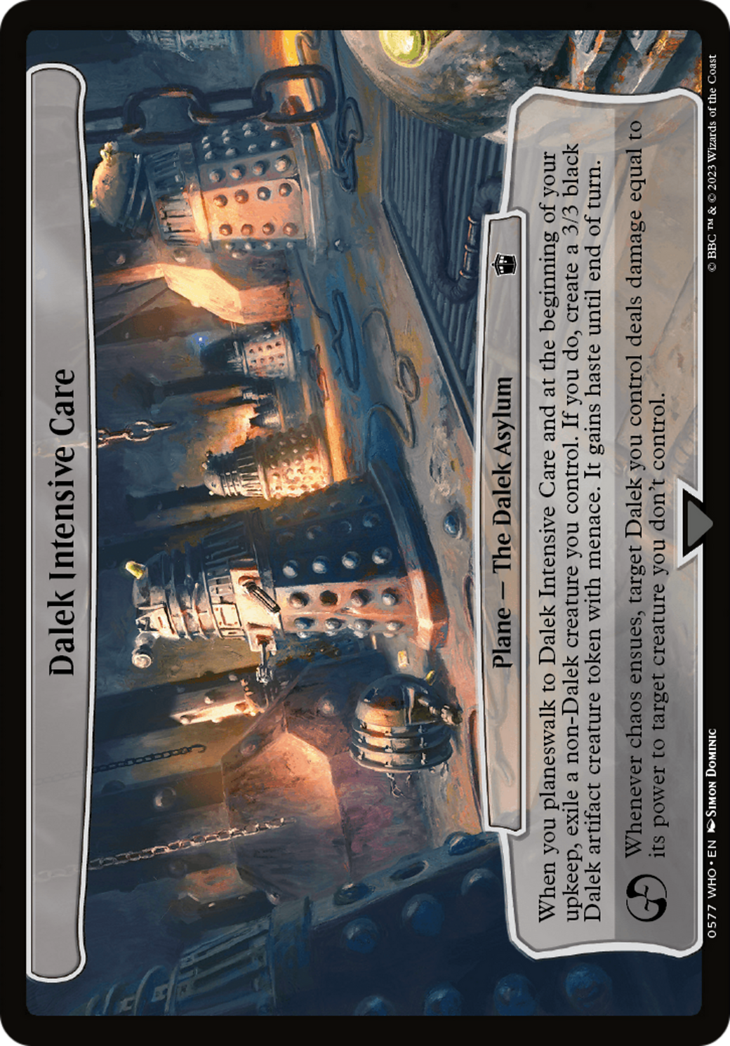 Dalek Intensive Care (WHO-577) [Doctor Who]