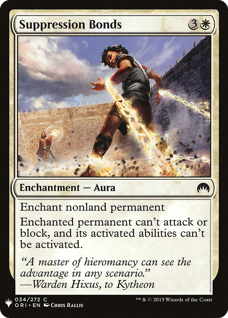 Suppression Bonds (LIST-ORI-34) [The List]
