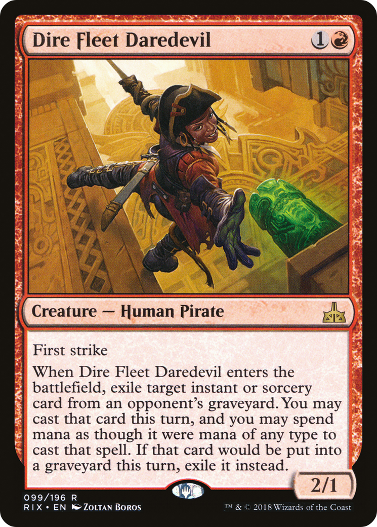 Dire Fleet Daredevil (RIX-099) [Rivals of Ixalan] Foil
