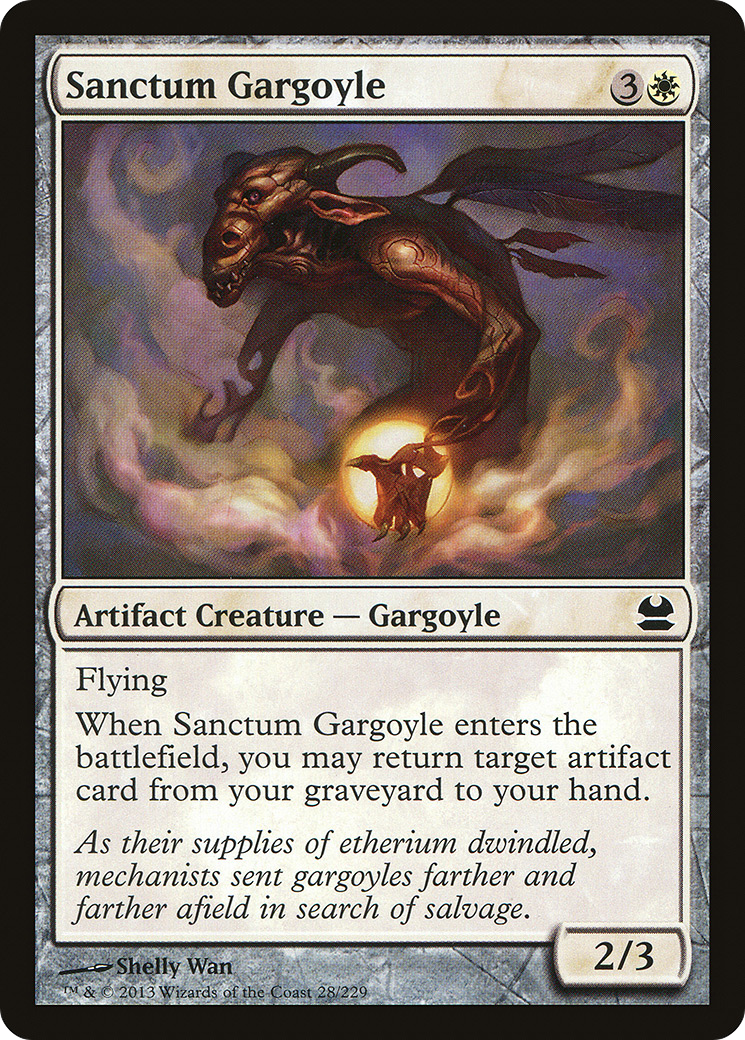 Sanctum Gargoyle (MMA-028) [Modern Masters] Foil