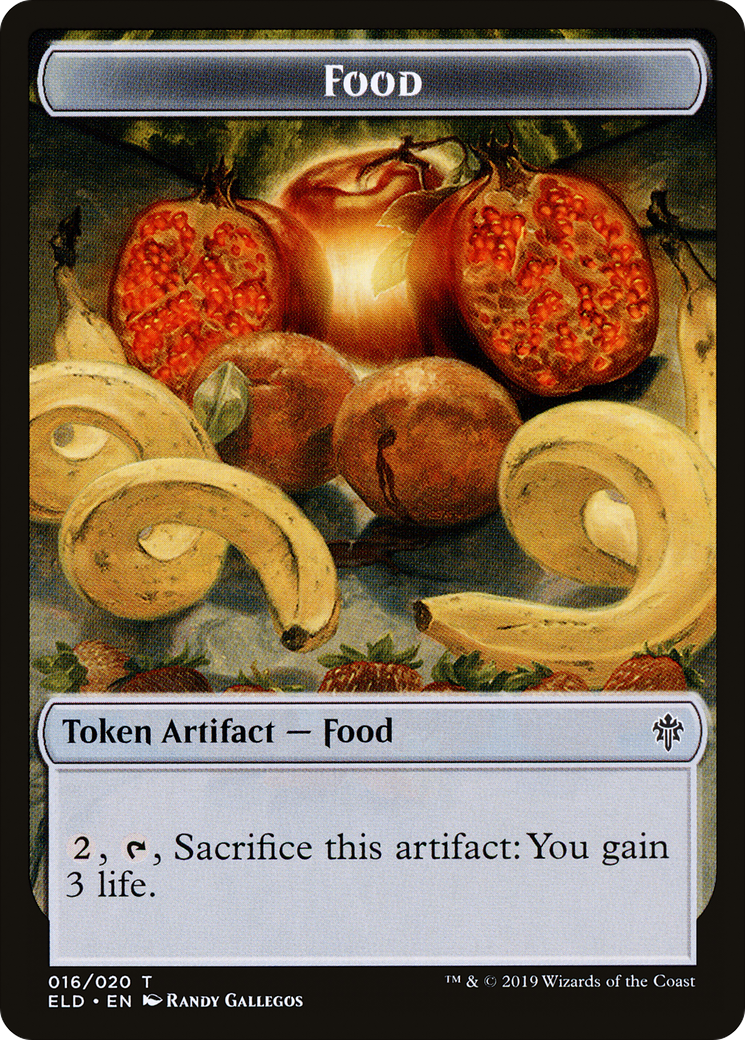 Food (TELD-016) [Throne of Eldraine Tokens]