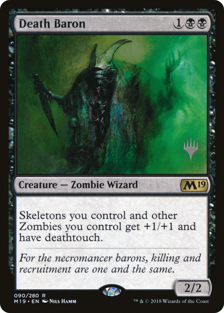 Death Baron (PPM20-090) [Promo Pack: Core Set 2019 Promos]