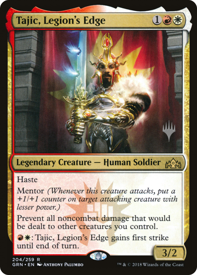 Tajic, Legion's Edge (PPTHB-204) [Promo Pack: Guilds of Ravnica Promos] Foil