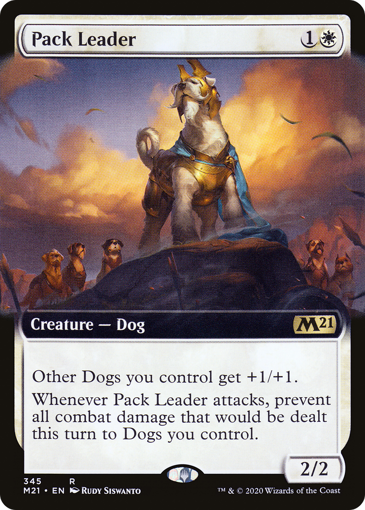 Pack Leader (Extended Art) (M21-345) [Core Set 2021] Foil