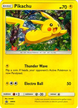 Pikachu (General Mills) (SM04) [Miscellaneous Cards & Products] Holofoil - Promo