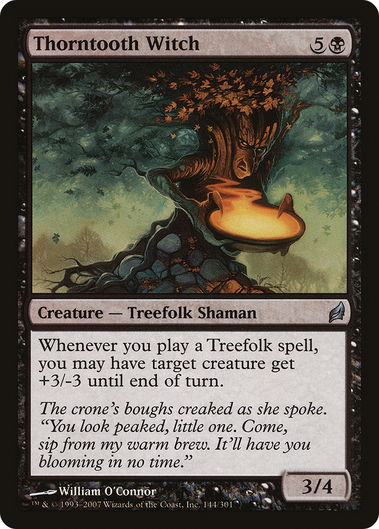 Thorntooth Witch (LRW-144) [Lorwyn] Foil
