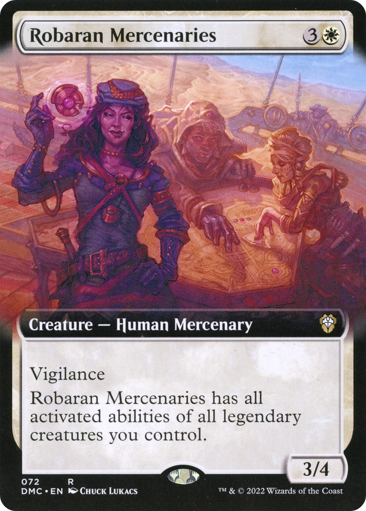 Robaran Mercenaries (Extended Art) (DMC-072) [Dominaria United Commander]
