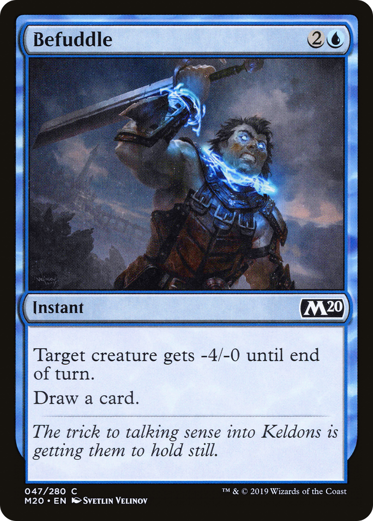 Befuddle (M20-047) [Core Set 2020] Foil