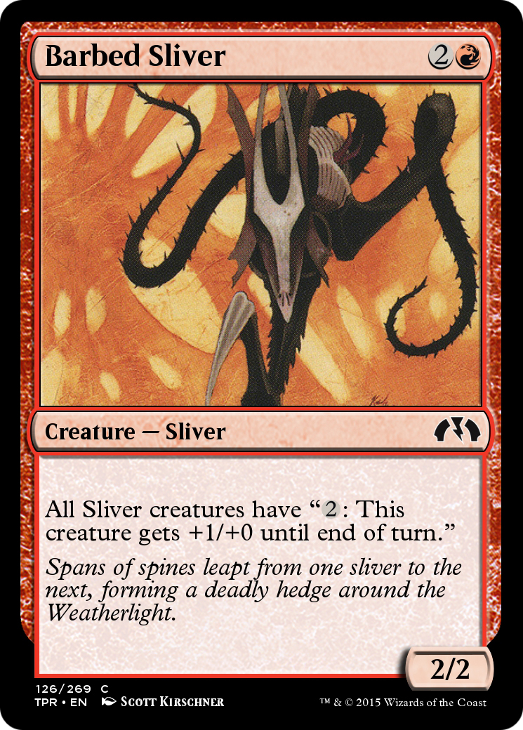 Barbed Sliver (TPR-126) [Tempest Remastered] Foil