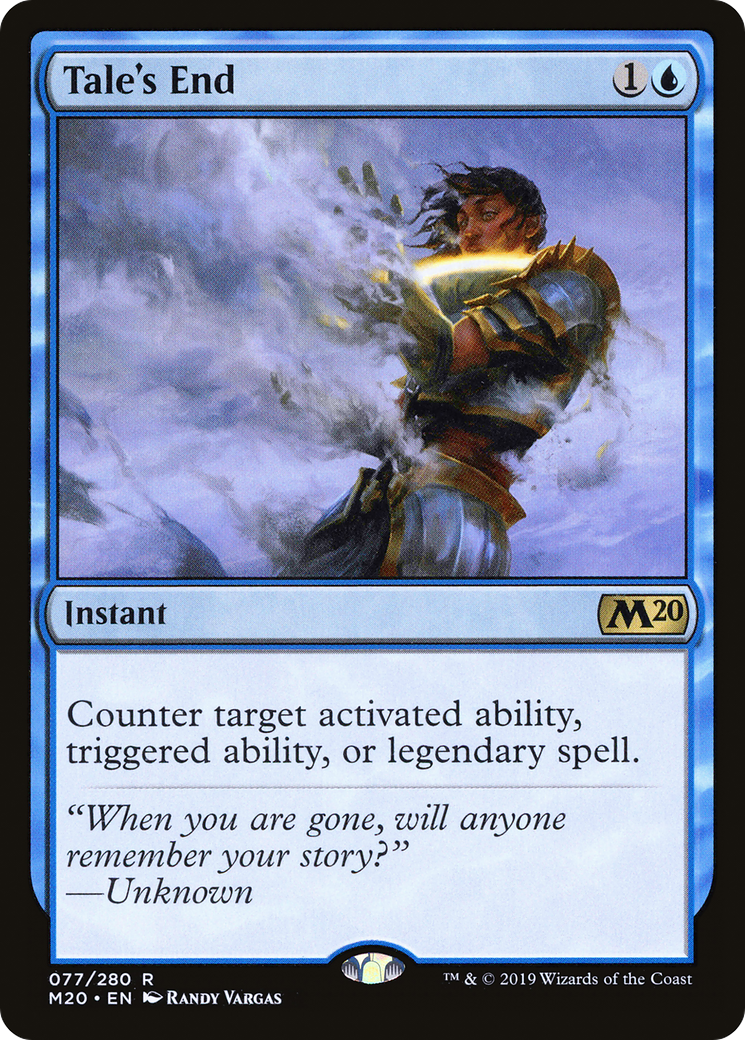 Tale's End (M20-077) [Core Set 2020] Foil