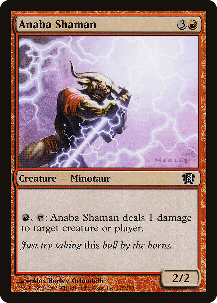 Anaba Shaman (8ED-175) [8th Edition] Foil