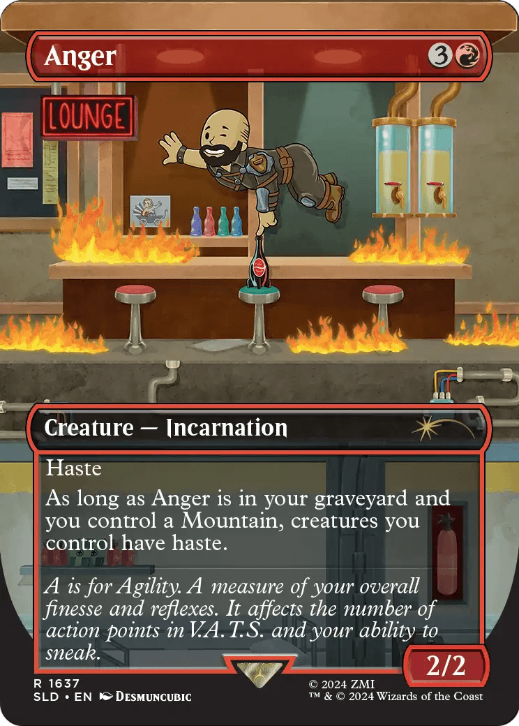Anger (SLD-1637) (Borderless) [Secret Lair Drop]