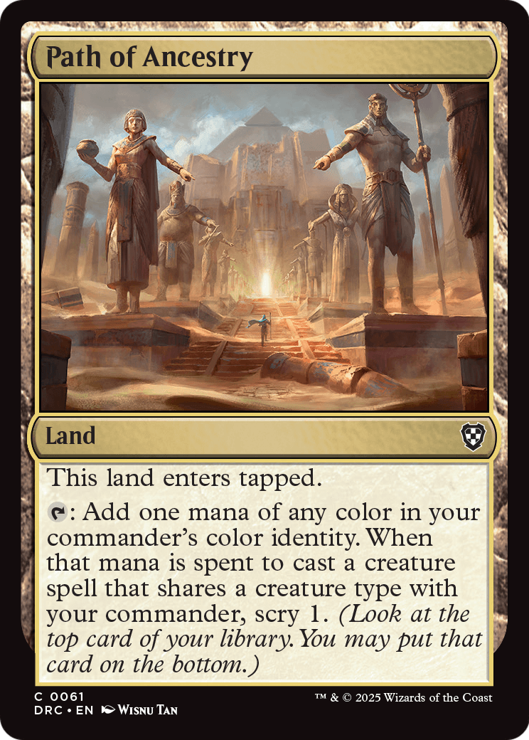 Path of Ancestry (DRC-061) [Commander: Aetherdrift]