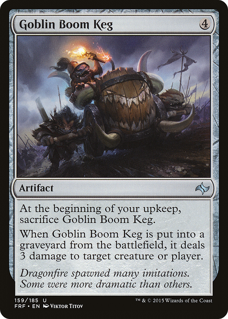 Goblin Boom Keg (FRF-159) [Fate Reforged]