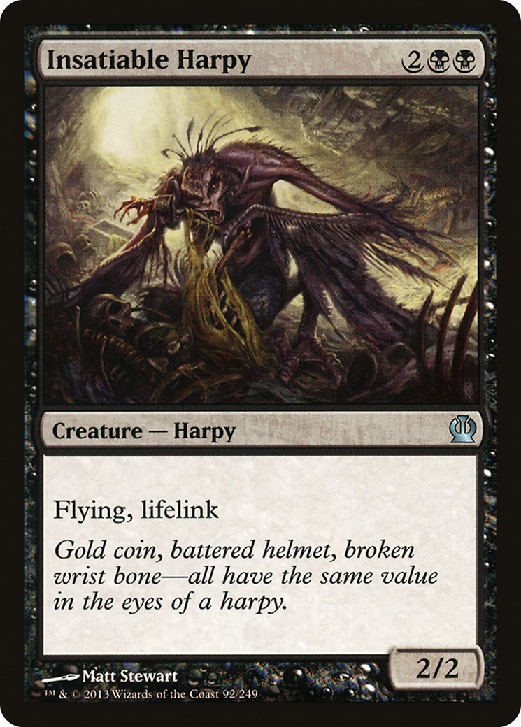 Insatiable Harpy (THS-092) [Theros]