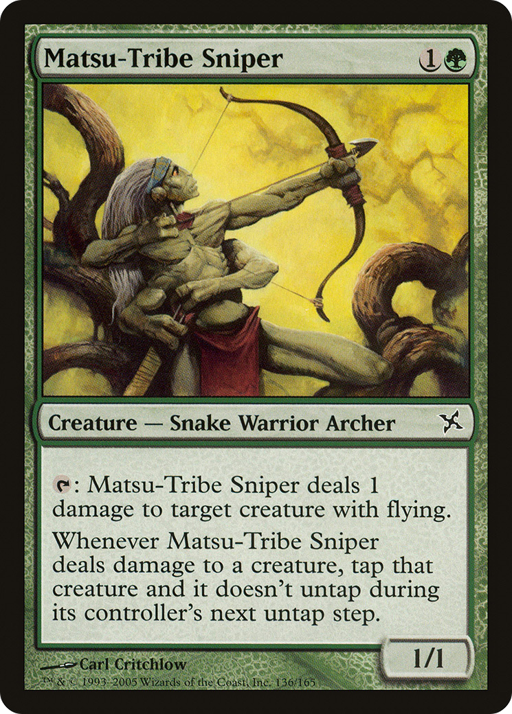 Matsu-Tribe Sniper (BOK-136) [Betrayers of Kamigawa] Foil