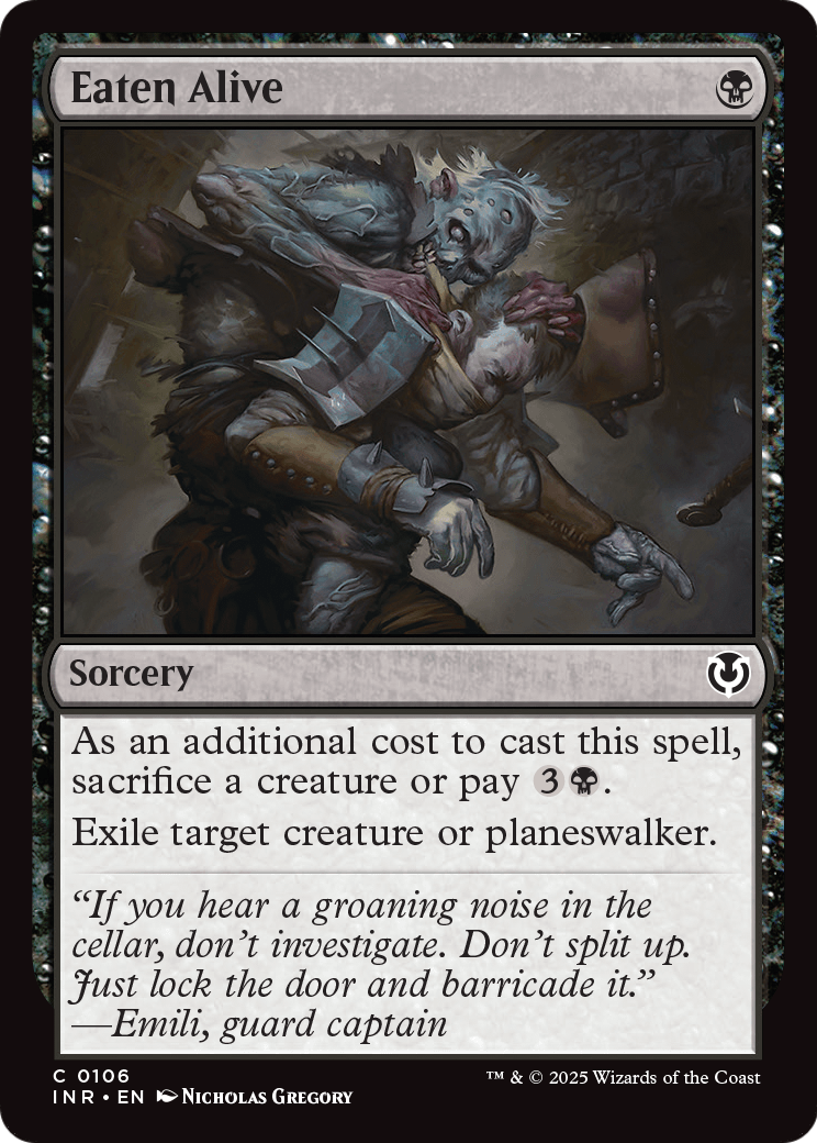Eaten Alive (INR-106) [Innistrad Remastered] Foil