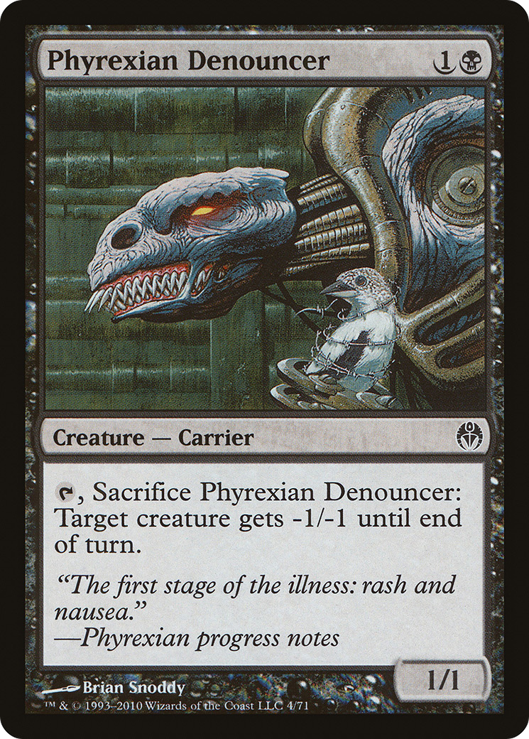 Phyrexian Denouncer (DDE-004) [Duel Decks: Phyrexia vs. the Coalition]