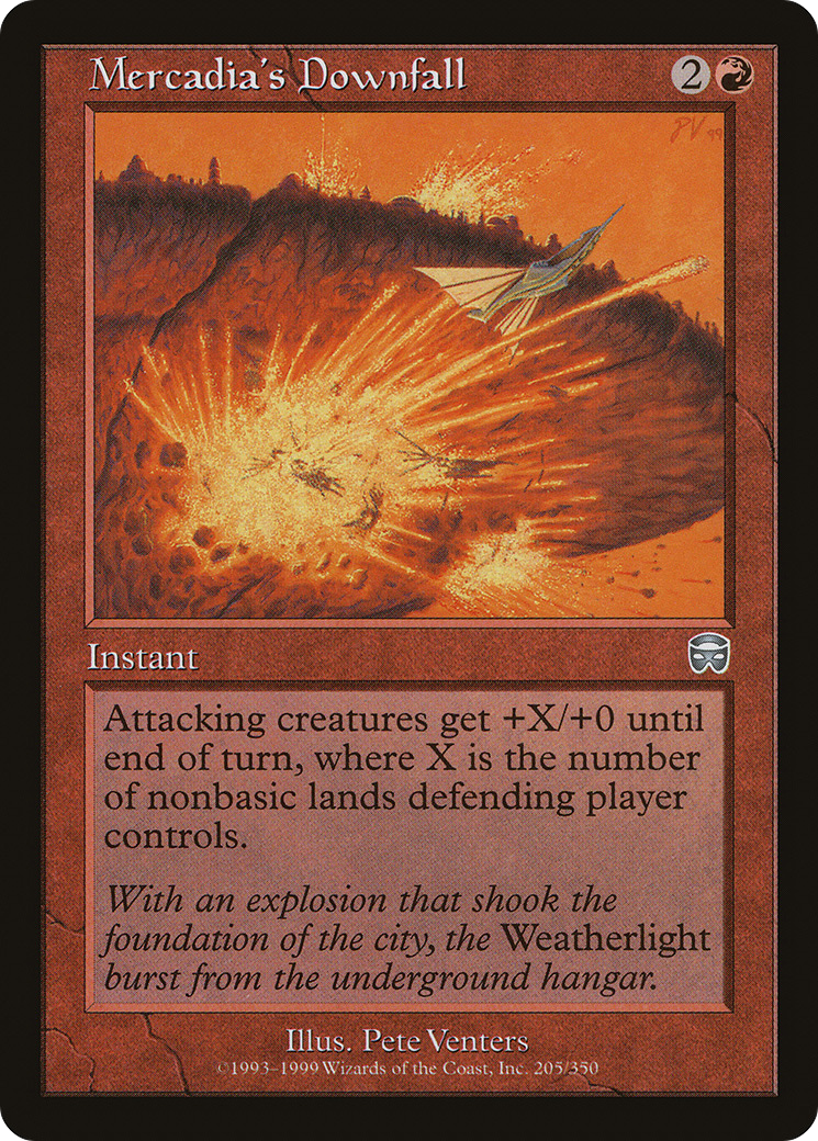 Mercadia's Downfall (MMQ-205) [Mercadian Masques] Foil