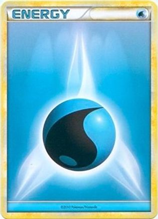 Water Energy (2010 Unnumbered HGSS Style Non-Holo) [League & Championship Cards] - Promo