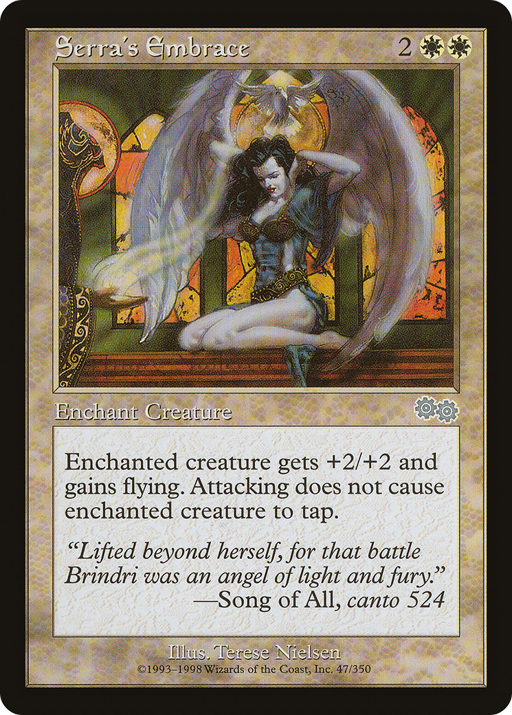 Serra's Embrace (USG-047) [Urza's Saga]