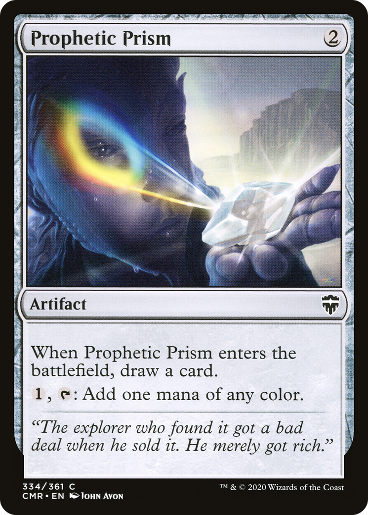 Prophetic Prism (CMR-334) [Commander Legends] Foil