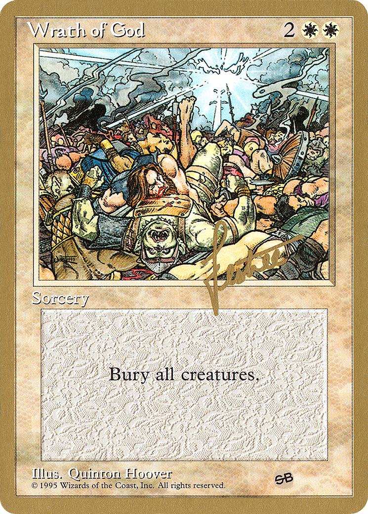 Wrath of God - 1996 Bertrand Lestree (4ED) (SB) [Pro Tour Collector Set]